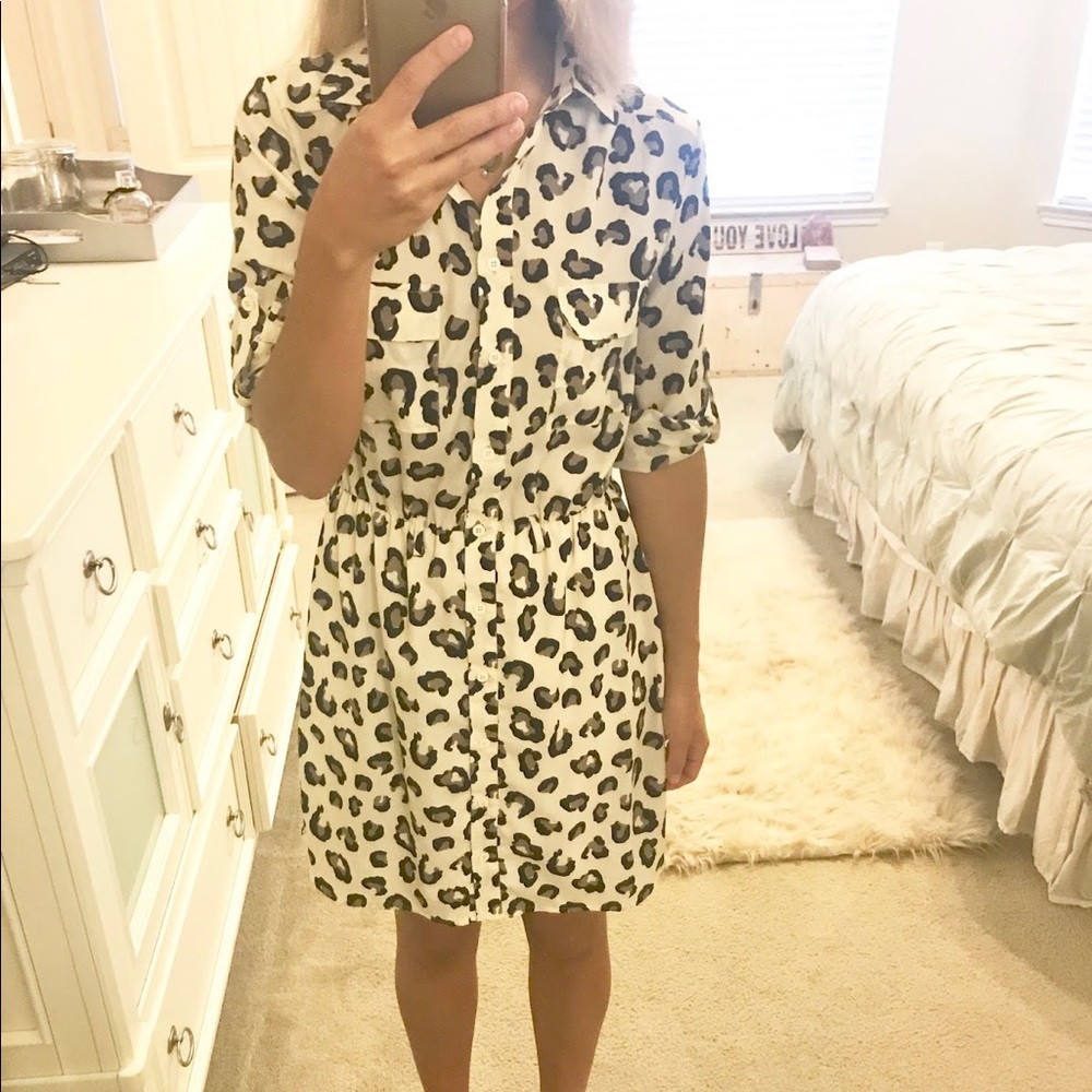 Cheetah Print Dress